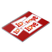 Carnet Symbole d'amour (Côté gauche)