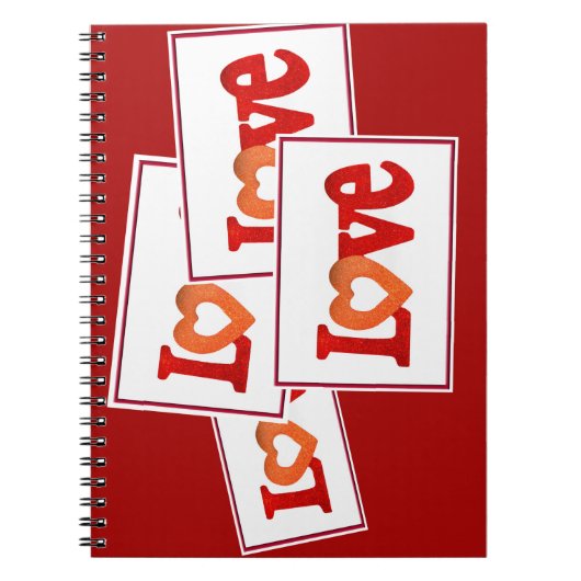 Carnet Symbole d'amour (Devant)