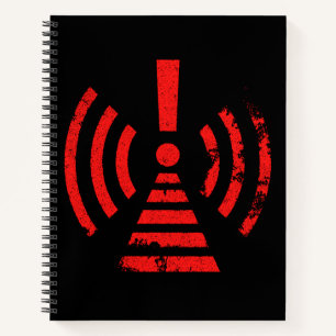 Carnet Symbole d'avertissement de rétention d'énergie rét