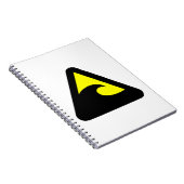 Carnet Symbole de danger du tsunami (Côté Droit)