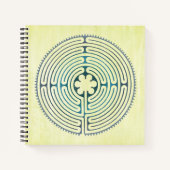 Carnet Symbole de géométrie sacrée - Chartres Labyrinthe  (Devant)