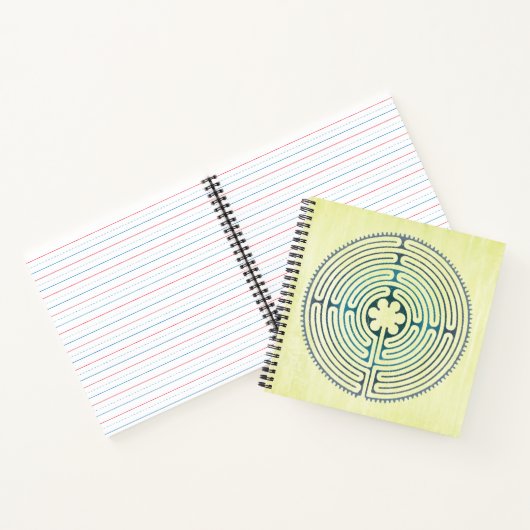 Carnet Symbole de géométrie sacrée - Chartres Labyrinthe  (Intérieur)