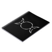 Carnet Symbole de la déesse triple de Falln Pagan (Côté gauche)