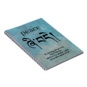 Carnet Symbole de la paix de Bouddha (Côté Droit)