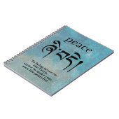 Carnet Symbole de la paix de Bouddha (Côté gauche)