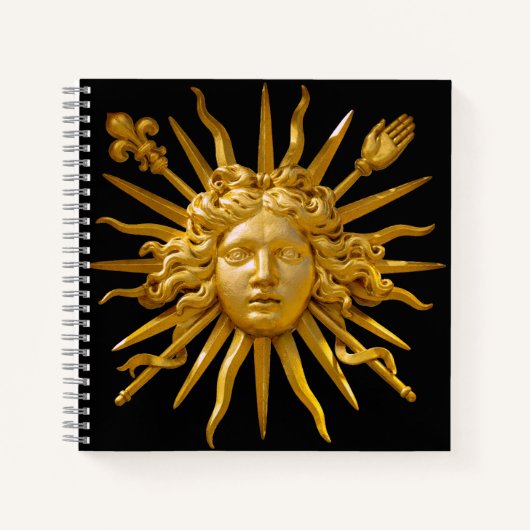 Carnet Symbole de Louis XIV le Roi Soleil (Devant)