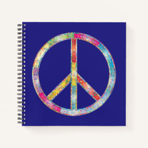 Carnet SYMBOLE DE PAIX Coloré