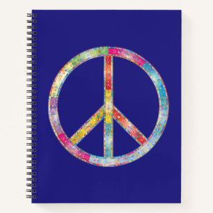 Carnet SYMBOLE DE PAIX Coloré