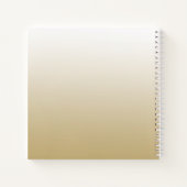 Carnet Symbole de paix Gold Inspirational (Dos)