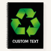 Carnet Symbole de recyclage (Devant)