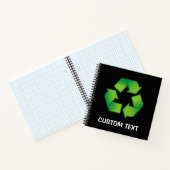 Carnet Symbole de recyclage (Intérieur)