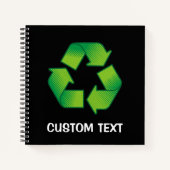 Carnet Symbole de recyclage (Devant)