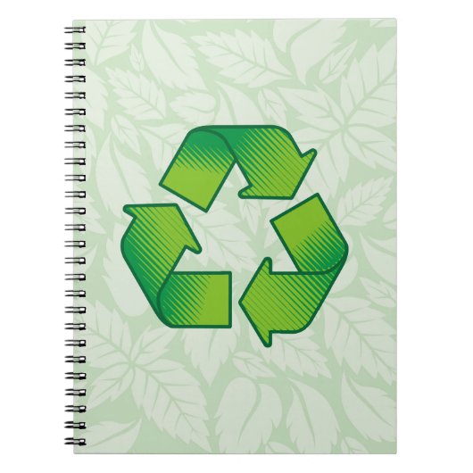 Carnet Symbole de recyclage (Devant)