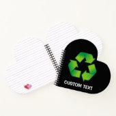Carnet Symbole de recyclage (Intérieur)