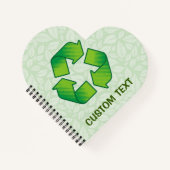 Carnet Symbole de recyclage (Devant)