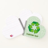 Carnet Symbole de recyclage (Intérieur)