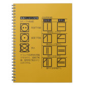 Carnet Symbole de séchage (Devant)
