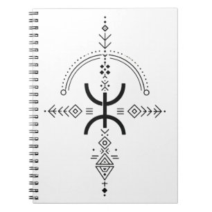 Carnet Symbole de tatouage traditionnel Amazigh