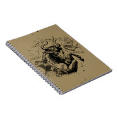 Carnet Symbole de Taurus Constellation Hevelius circa 169 (Côté Droit)