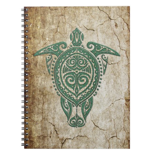 Carnet Symbole de Tortue de Mer Chamanique + vos idées (Devant)