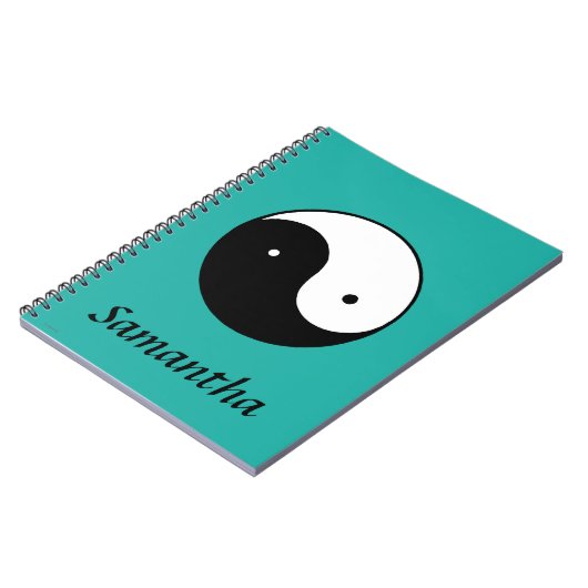 Carnet Symbole de Yin Yang (Côté gauche)
