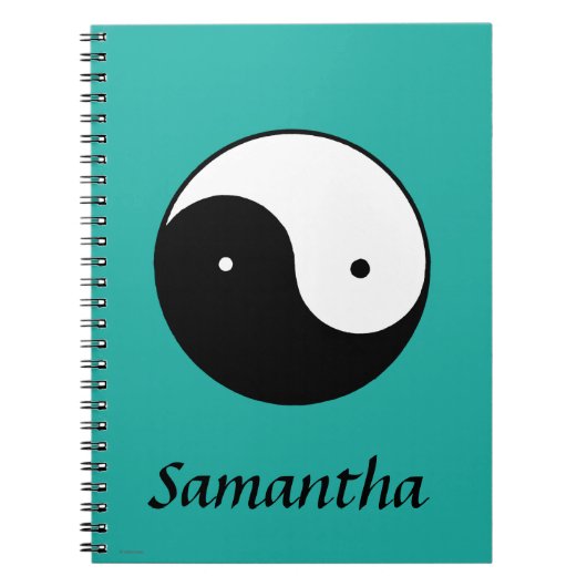 Carnet Symbole de Yin Yang (Devant)
