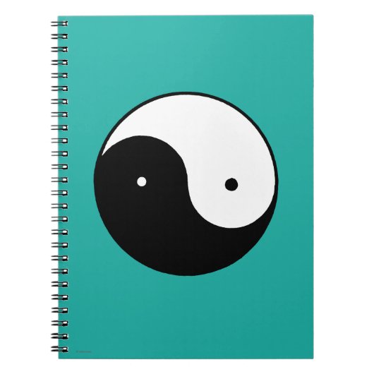 Carnet Symbole de Yin Yang (Devant)