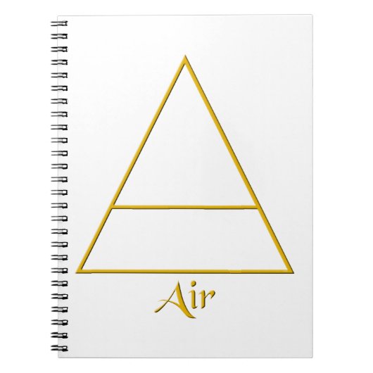 Carnet Symbole d'élément d'air de Falln Pagan (Devant)
