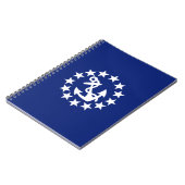 Carnet Symbole des étoiles de Ancre du drapeau yacht en b (Côté gauche)