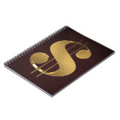 Carnet Symbole dollar d'or (Côté gauche)