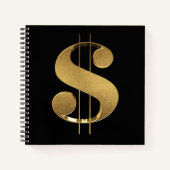 Carnet SYMBOLE Dollar Or (Devant)