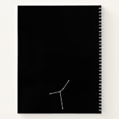 Carnet Symbole du cancer de la constellation et du zodiaq (Dos)