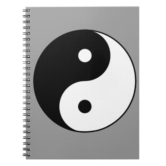 Carnet symbole du yin yang (Devant)