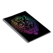 Carnet Symbole égyptien Bastet Chat Horus Scarab (Côté Droit)