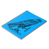 Carnet Symbole égyptien : Faucon (Côté gauche)