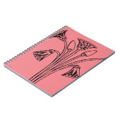 Carnet Symbole égyptien : Lotus (Côté gauche)