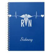 Carnet Symbole EKG Caduceus (Devant)