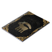 Carnet Symbole en or de Capricorne (Côté gauche)