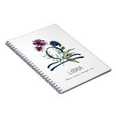 Carnet SYMBOLE ÉTOILE Zodiaque DE Libra (Côté Droit)