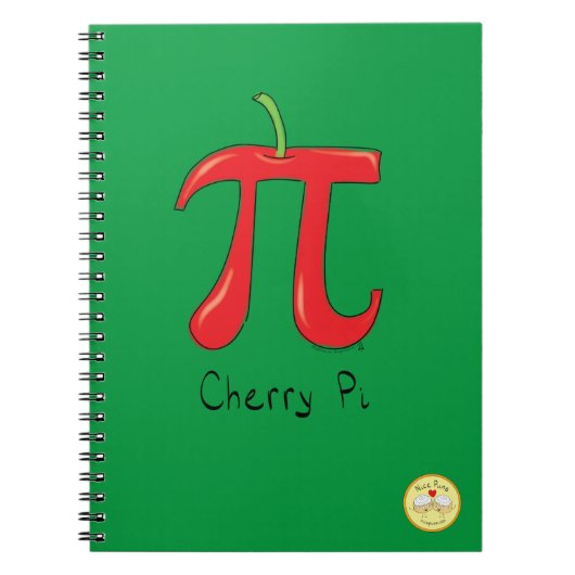 Carnet Symbole Fantaisie Math Cherry Pi (Devant)