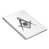 Carnet Symbole franc-maçonnerie (Côté Droit)