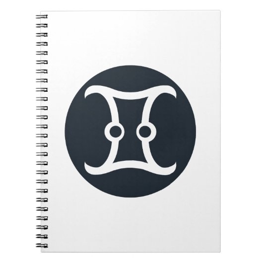 Carnet Symbole Gemini classique (Devant)