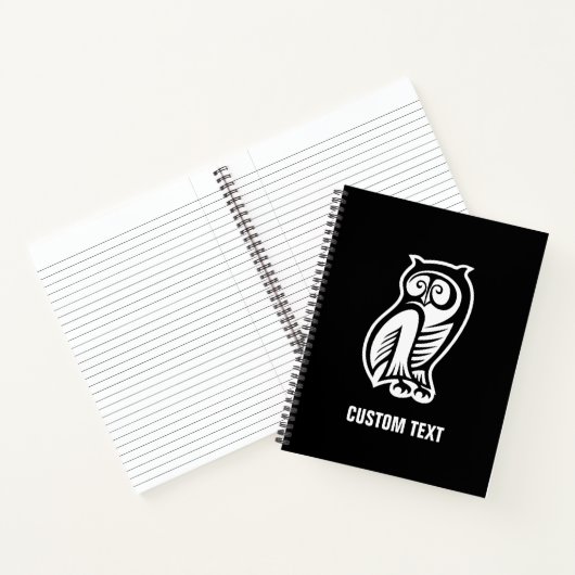Carnet Symbole hibou blanc (Intérieur)