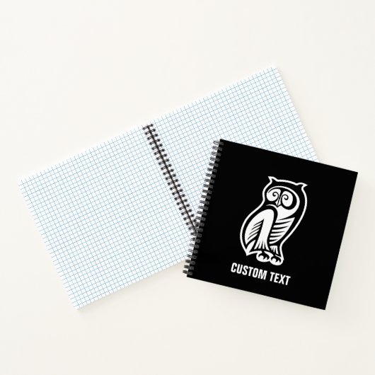 Carnet Symbole hibou blanc (Intérieur)