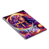 Carnet Symbole Horoscope Libra Zodiac Ethérée Art Mystiqu (Côté Droit)
