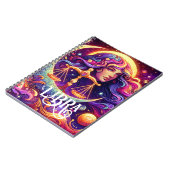Carnet Symbole Horoscope Libra Zodiac Ethérée Art Mystiqu (Côté gauche)