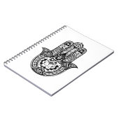 Carnet Symbole inspiré de Hamsa (Côté gauche)