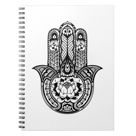 Carnet Symbole inspiré de Hamsa (Devant)