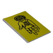 Carnet Symbole islamique : Hamsa (Côté Droit)