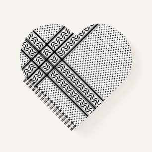 Carnet Symbole Keffiyeh de la Palestine Motif de résistan